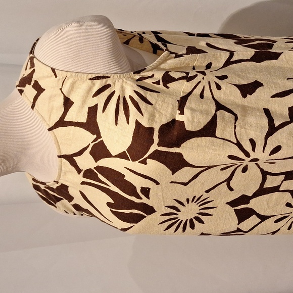 Anne Klein Linen Floral dress - Picture 4 of 5